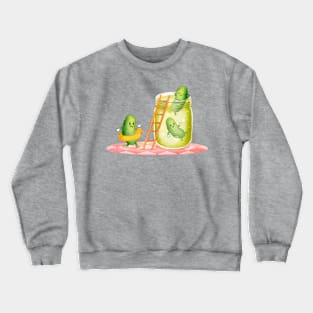 Pickles Funny jar Swim Crewneck Sweatshirt